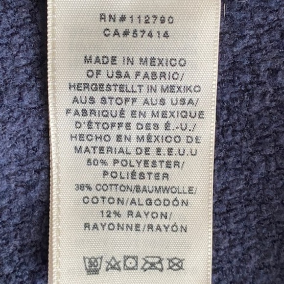 True Religion Y2K Branded Stencil Raglan Hoodie Navy Blue Bling Logo Size L - Picture 9 of 14